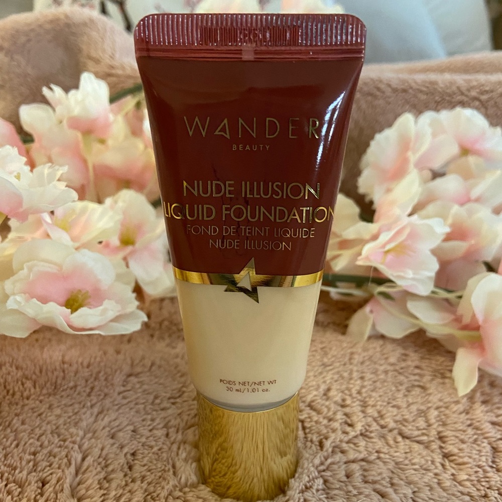 Wander Beauty Nude Illusion liquid foundation. Shade fair